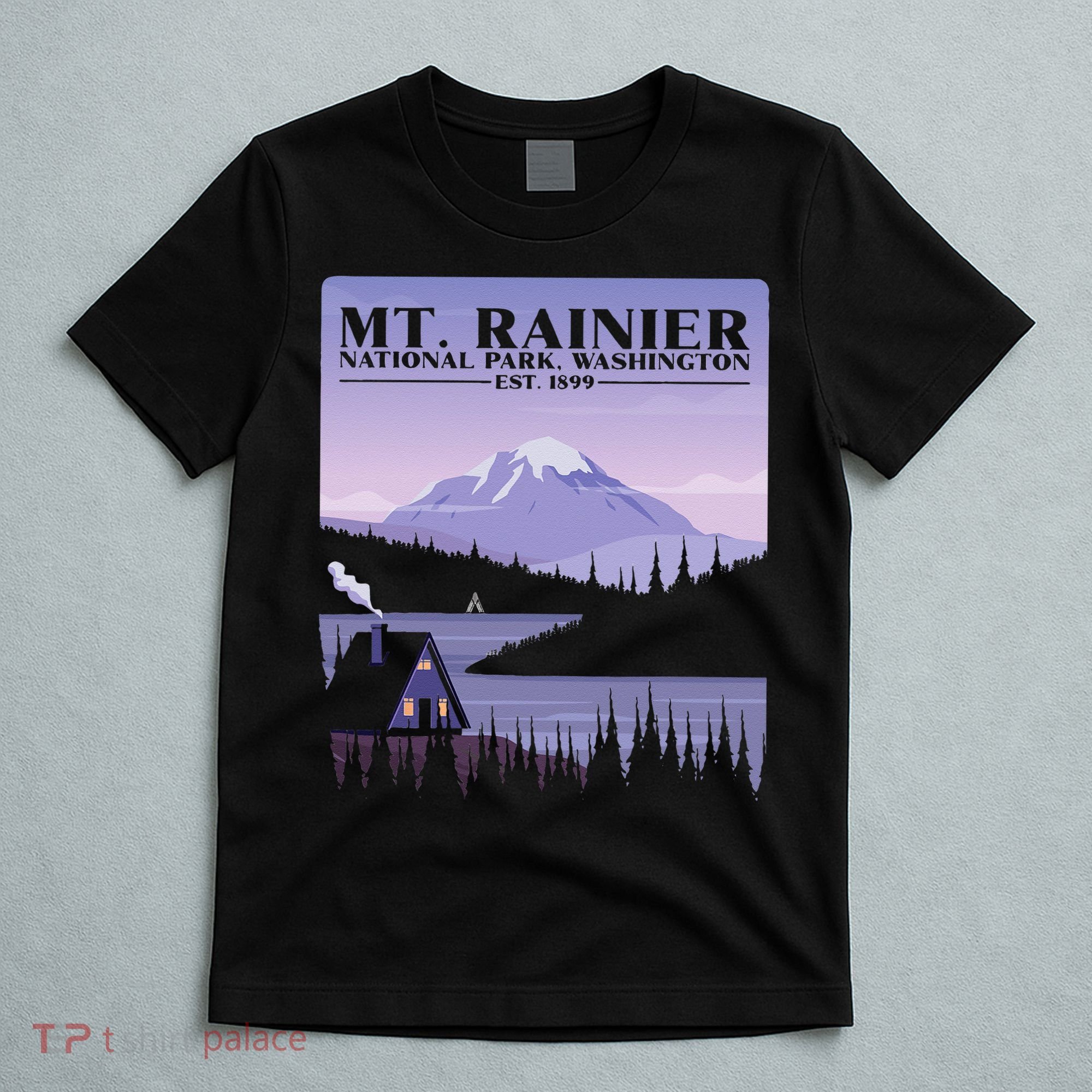 MT. Rainier National Park Hiking Vacation T-Shirt