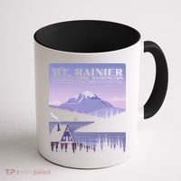 MT. Rainier National Park Hiking Vacation Coffee Mug thumb 1