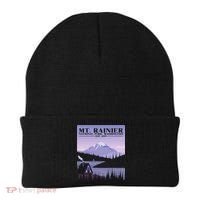 MT. Rainier National Park Hiking Vacation Beanie thumb 0
