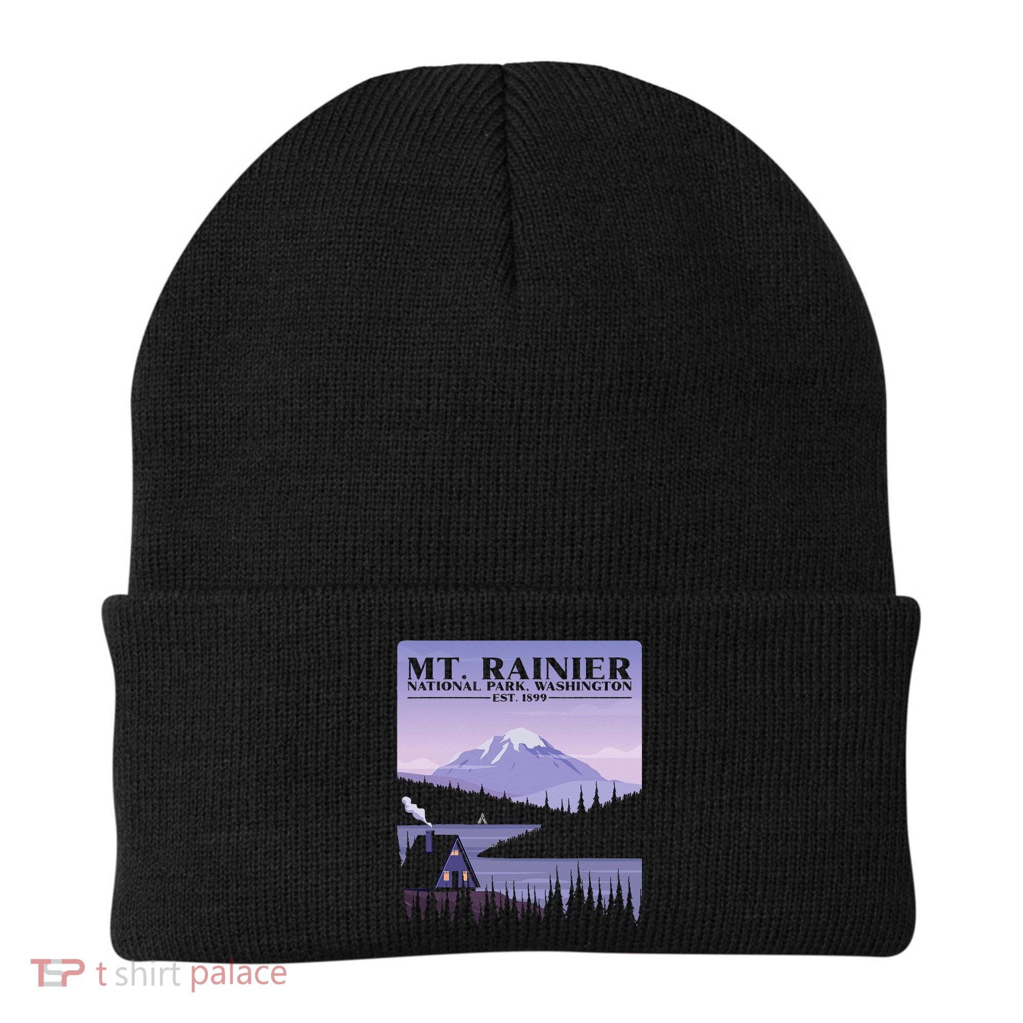 MT. Rainier National Park Hiking Vacation Beanie