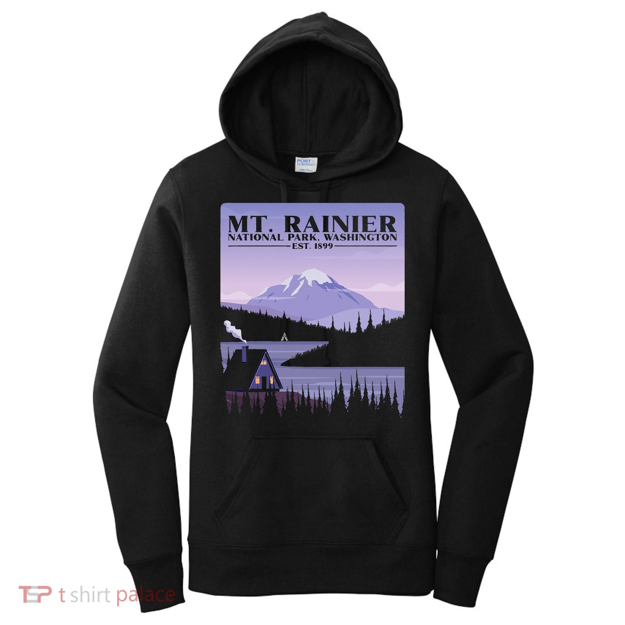 MT. Rainier National Park Hiking Vacation Women's Hoodie