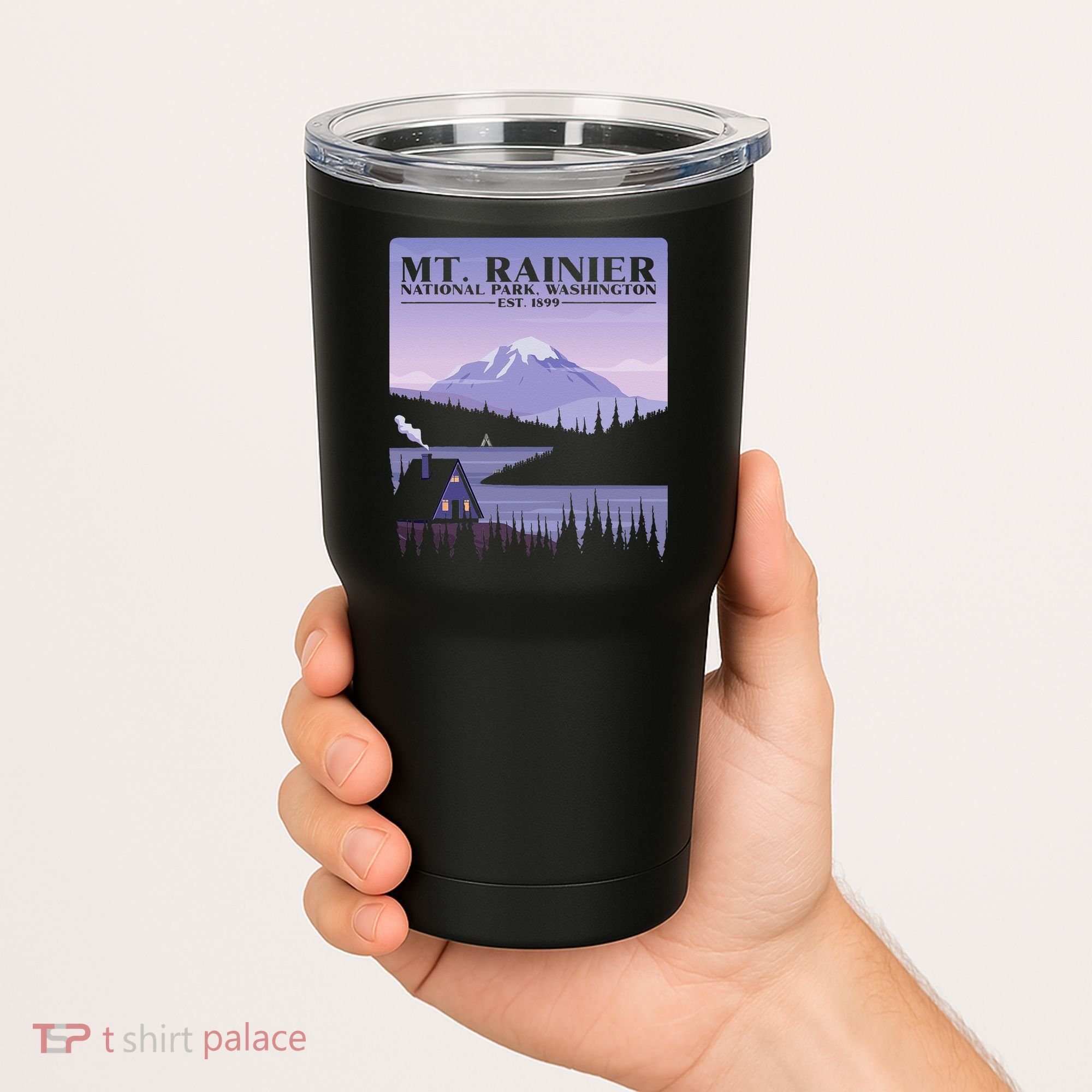 MT. Rainier National Park Hiking Vacation Tumbler