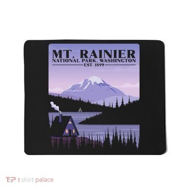 MT. Rainier National Park Hiking Vacation Mousepad