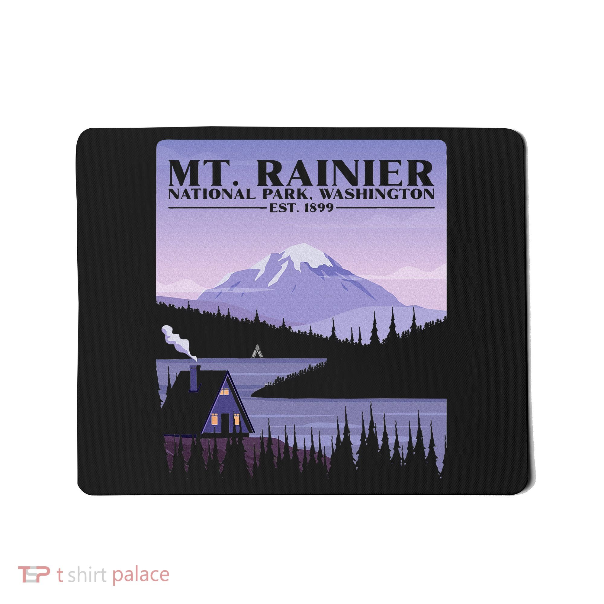 MT. Rainier National Park Hiking Vacation Mousepad