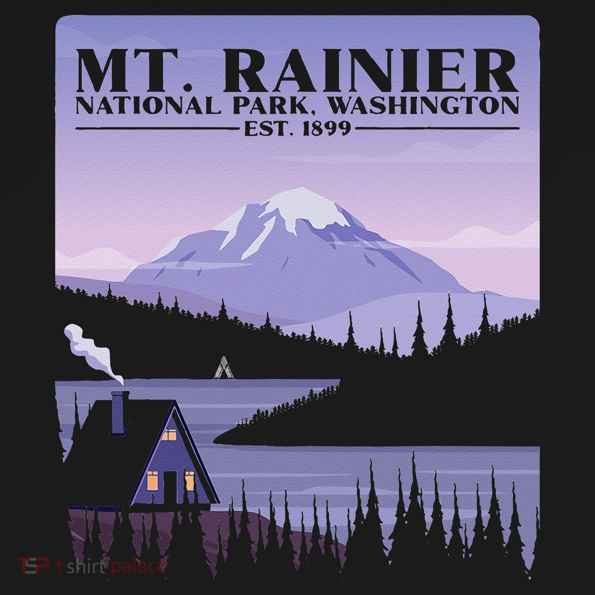 MT. Rainier National Park Hiking Vacation Mousepad