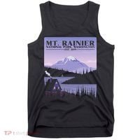 MT. Rainier National Park Hiking Vacation Tank Top thumb 0