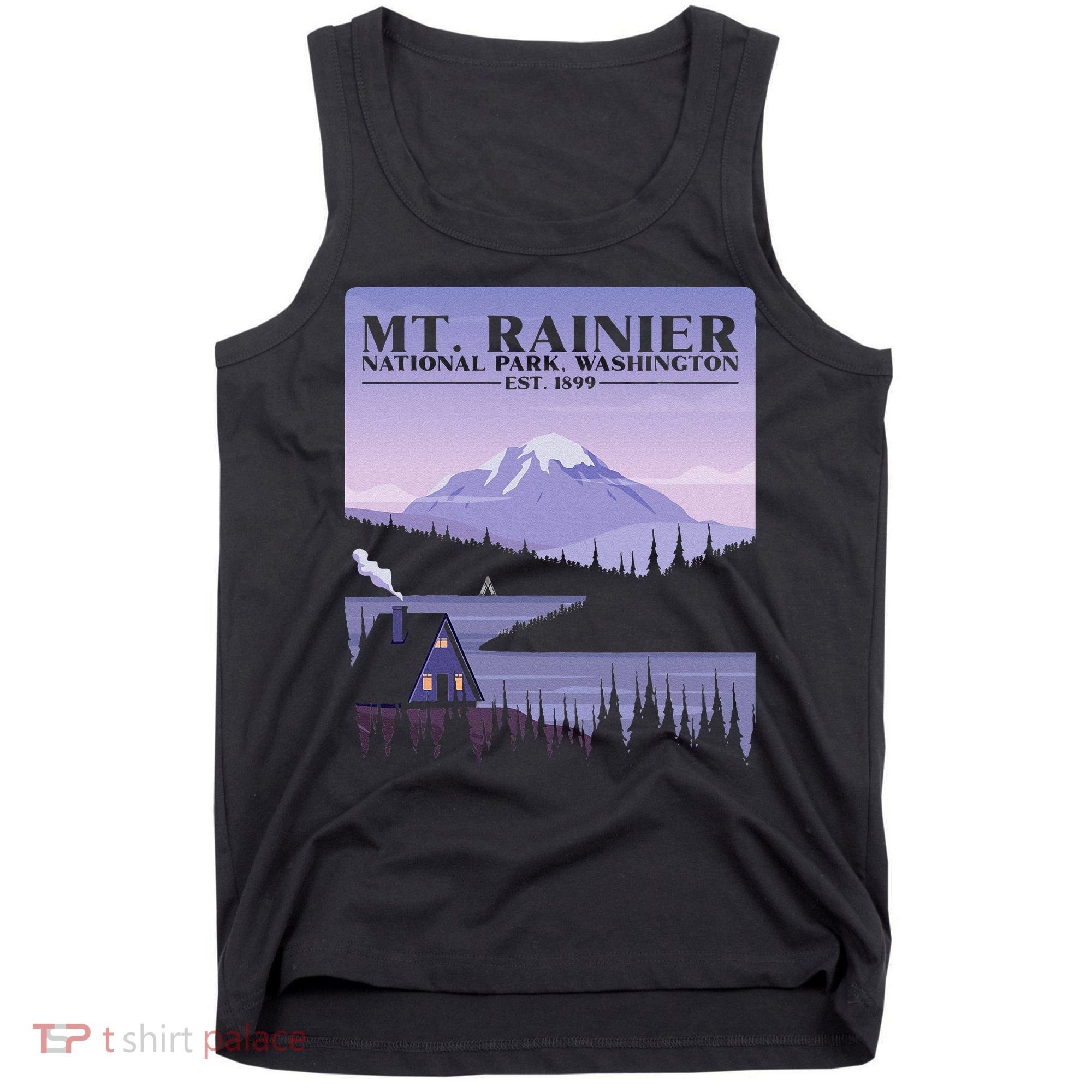 MT. Rainier National Park Hiking Vacation Tank Top