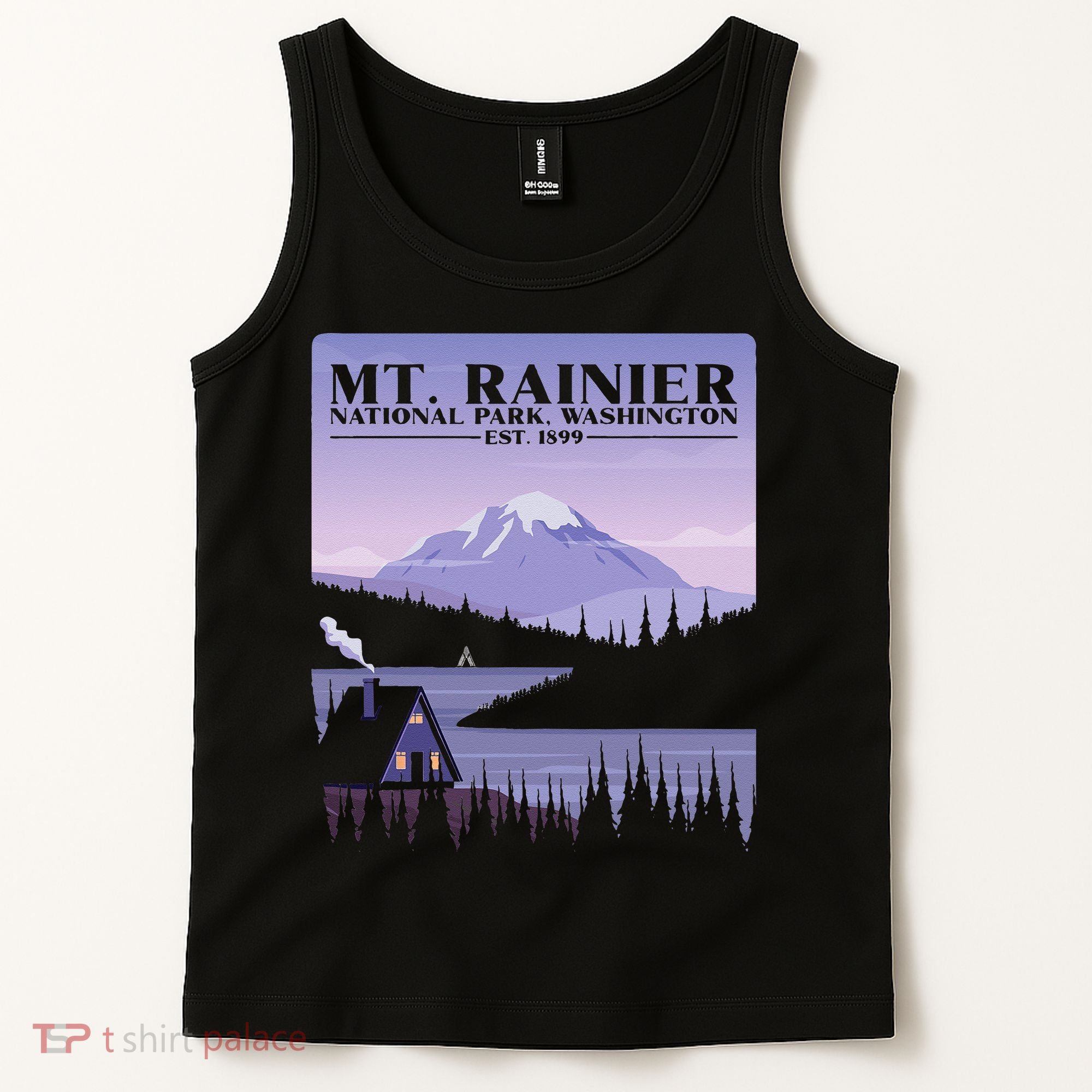 MT. Rainier National Park Hiking Vacation Tank Top