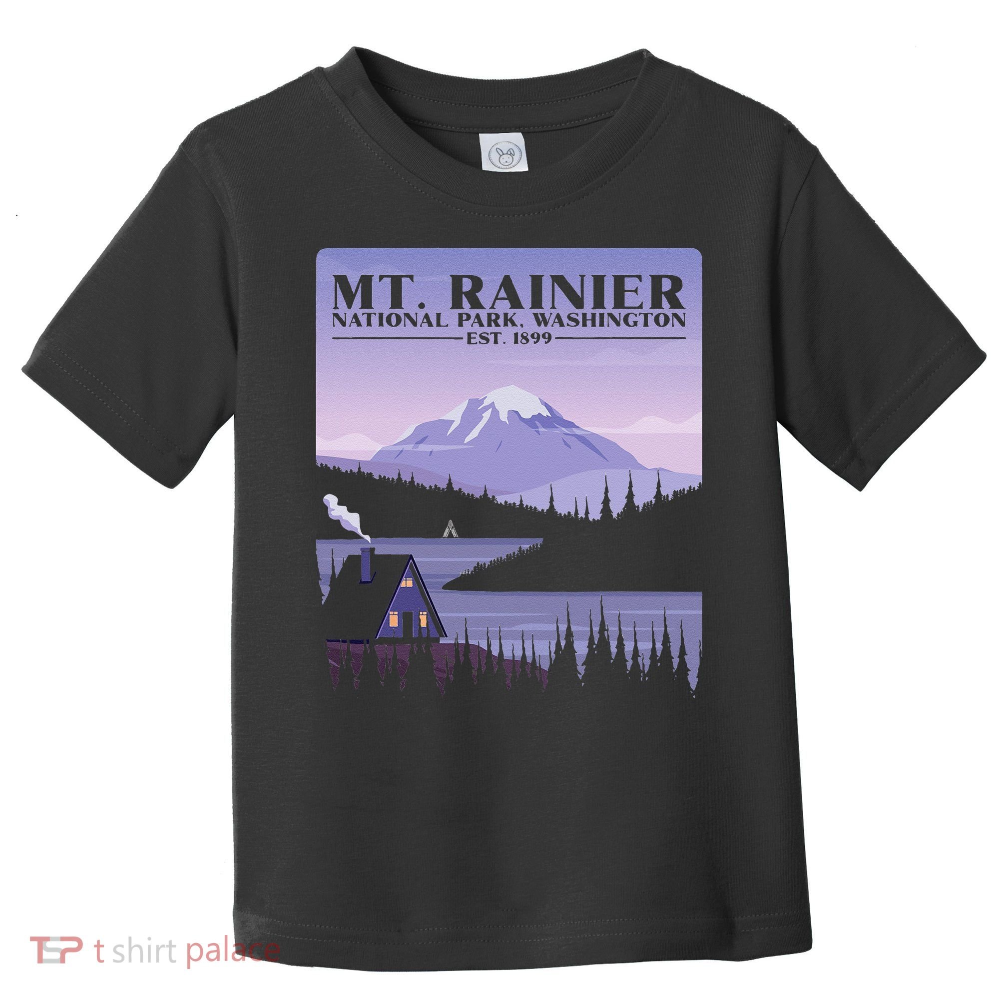 MT. Rainier National Park Hiking Vacation Toddler T-Shirt