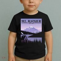 MT. Rainier National Park Hiking Vacation Toddler T-Shirt thumb 2