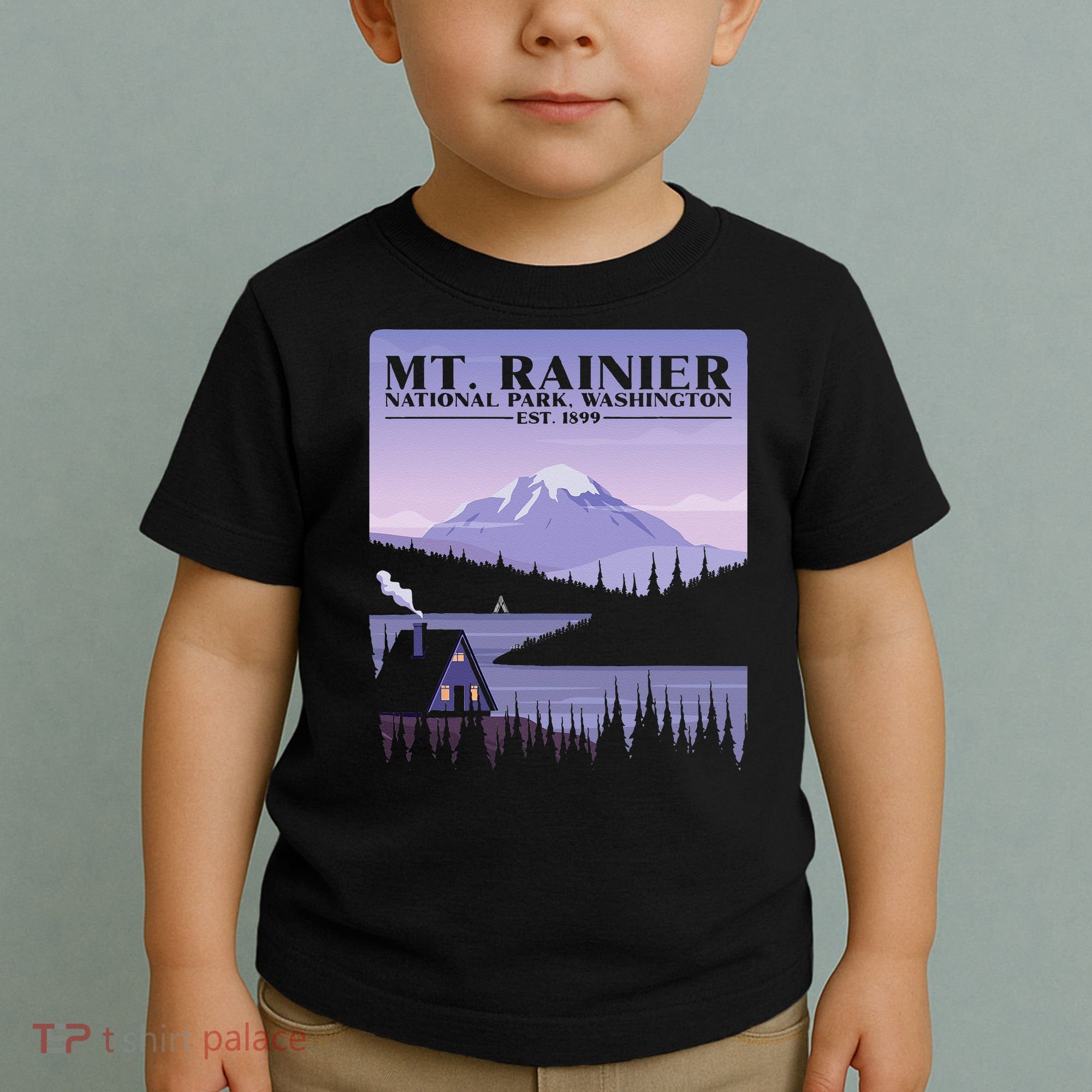 MT. Rainier National Park Hiking Vacation Toddler T-Shirt