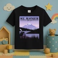 MT. Rainier National Park Hiking Vacation Toddler T-Shirt thumb 3