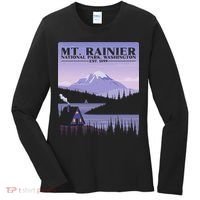 MT. Rainier National Park Hiking Vacation Women's Long Sleeve Shirt thumb 0