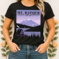 MT. Rainier National Park Hiking Vacation Women's T-Shirt thumb 2
