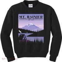 MT. Rainier National Park Hiking Vacation Kids Sweatshirt thumb 0