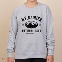 Mt. Rainier National Park Love Hiking Wanderlust Women's Sweatshirt thumb 0