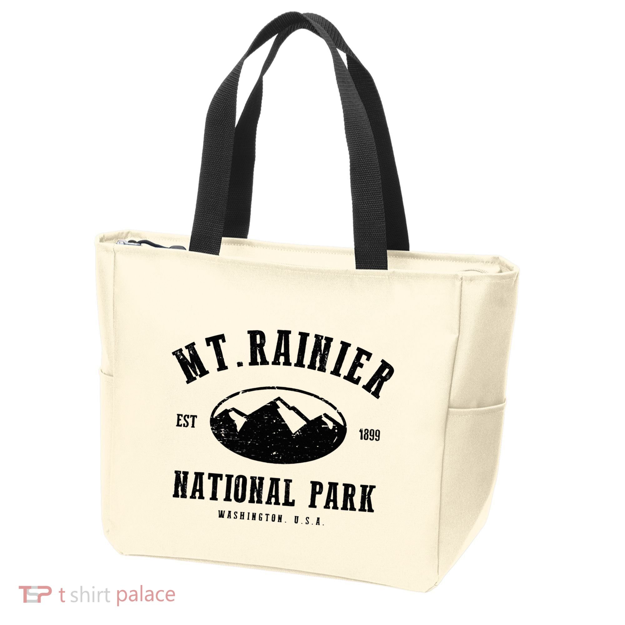 Mt. Rainier National Park Love Hiking Wanderlust Tote Bag