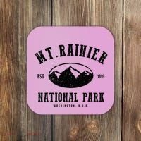 Mt. Rainier National Park Love Hiking Wanderlust Coaster thumb 0