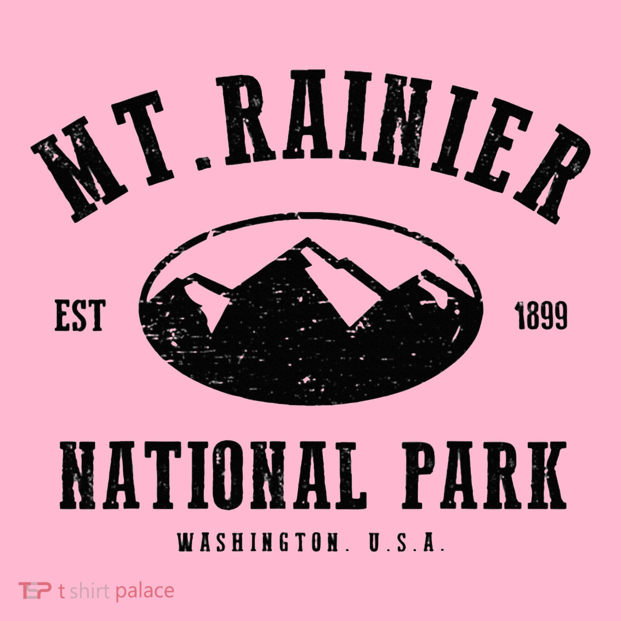 Mt. Rainier National Park Love Hiking Wanderlust Coaster