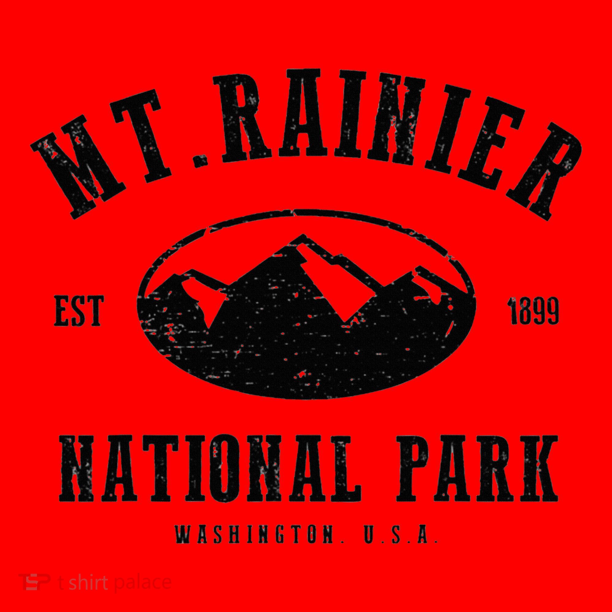 Mt. Rainier National Park Love Hiking Wanderlust Santa Hat