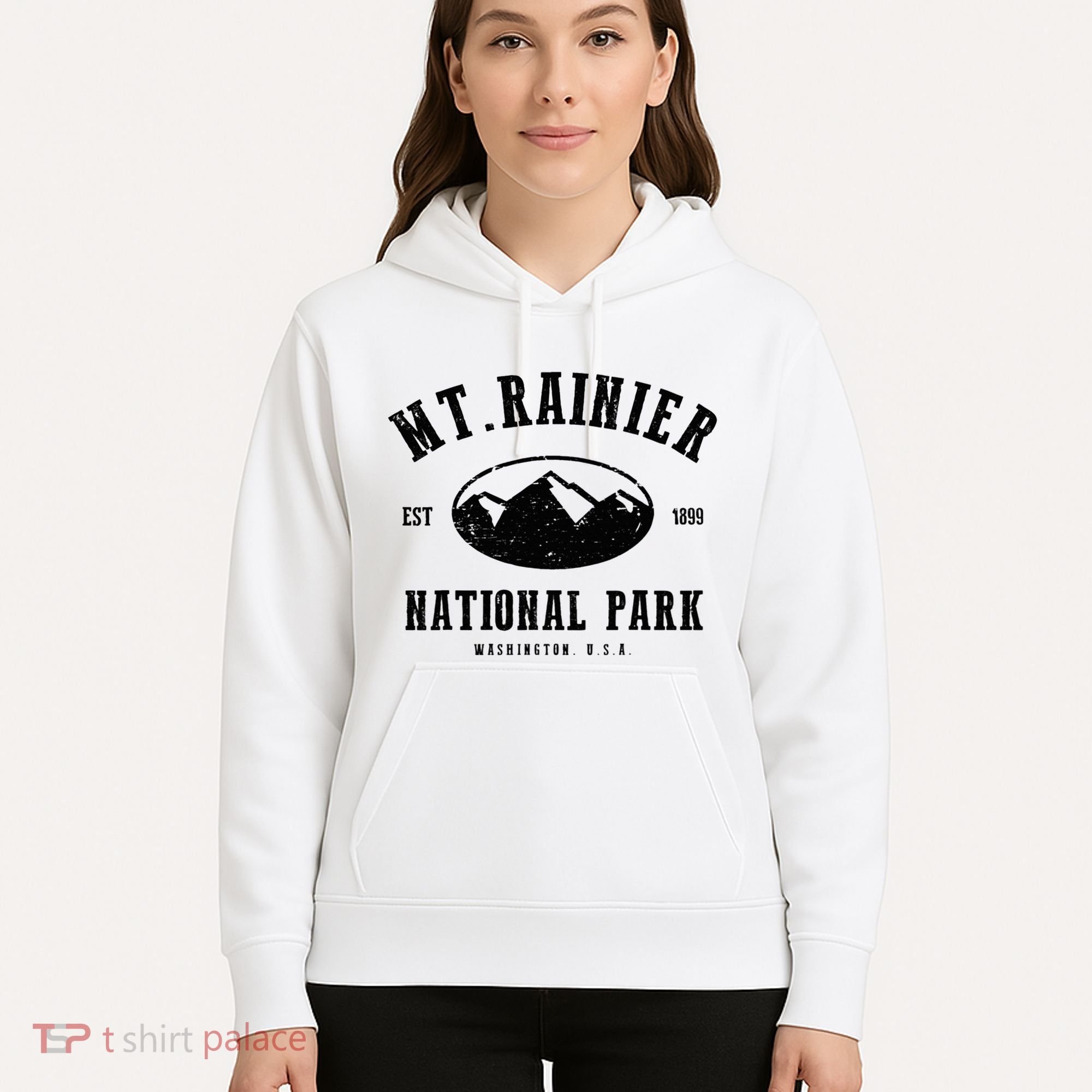 Mt. Rainier National Park Love Hiking Wanderlust Hoodie