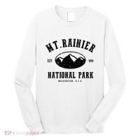 Mt. Rainier National Park Love Hiking Wanderlust Long Sleeve Shirt thumb 0