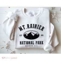 Mt. Rainier National Park Love Hiking Wanderlust Sweatshirt thumb 2