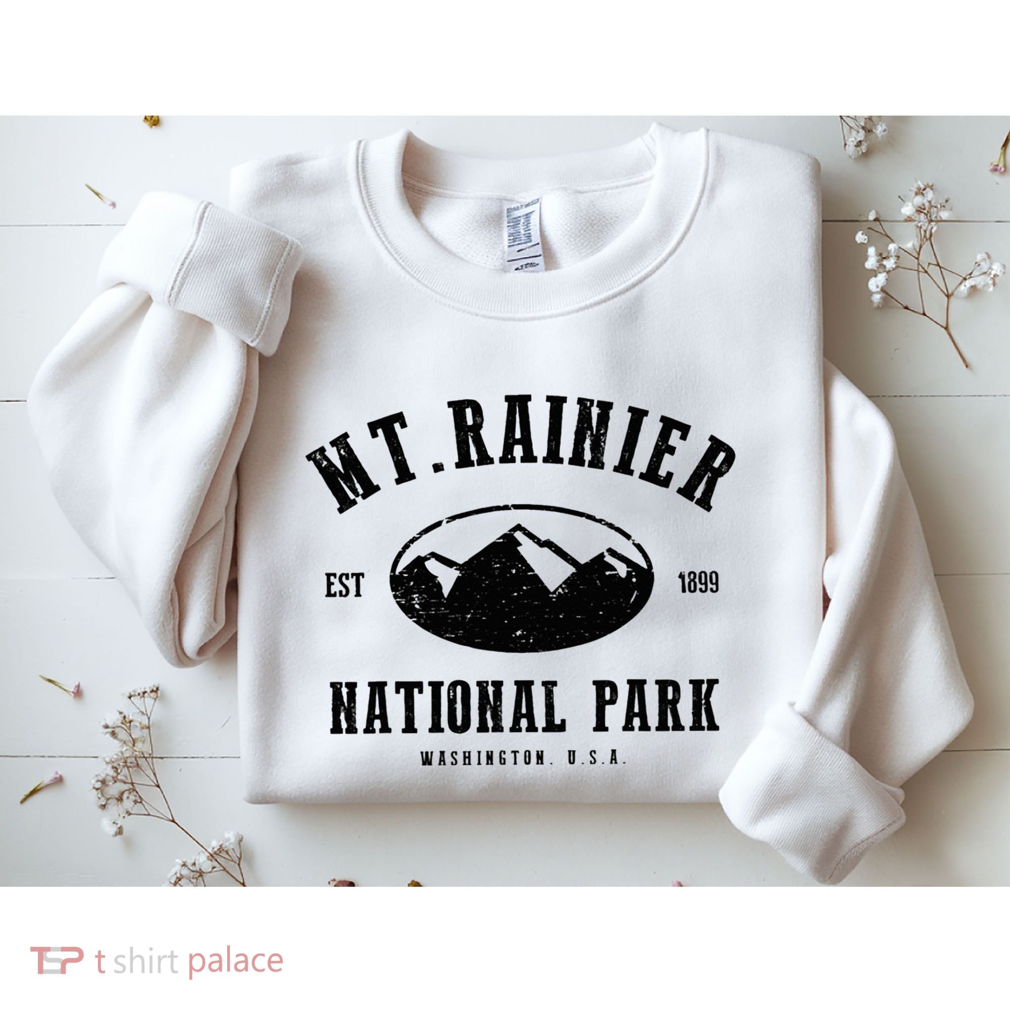 Mt. Rainier National Park Love Hiking Wanderlust Sweatshirt