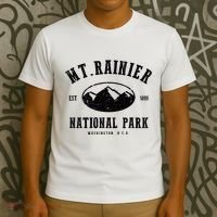 Mt. Rainier National Park Love Hiking Wanderlust T-Shirt thumb 3