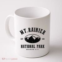 Mt. Rainier National Park Love Hiking Wanderlust Coffee Mug thumb 0