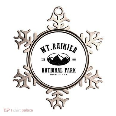 Mt. Rainier National Park Love Hiking Wanderlust Ornament