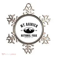 Mt. Rainier National Park Love Hiking Wanderlust Ornament thumb 0