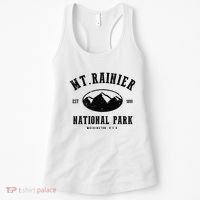 Mt. Rainier National Park Love Hiking Wanderlust Women's Tank Top thumb 0