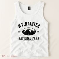 Mt. Rainier National Park Love Hiking Wanderlust Tank Top thumb 2