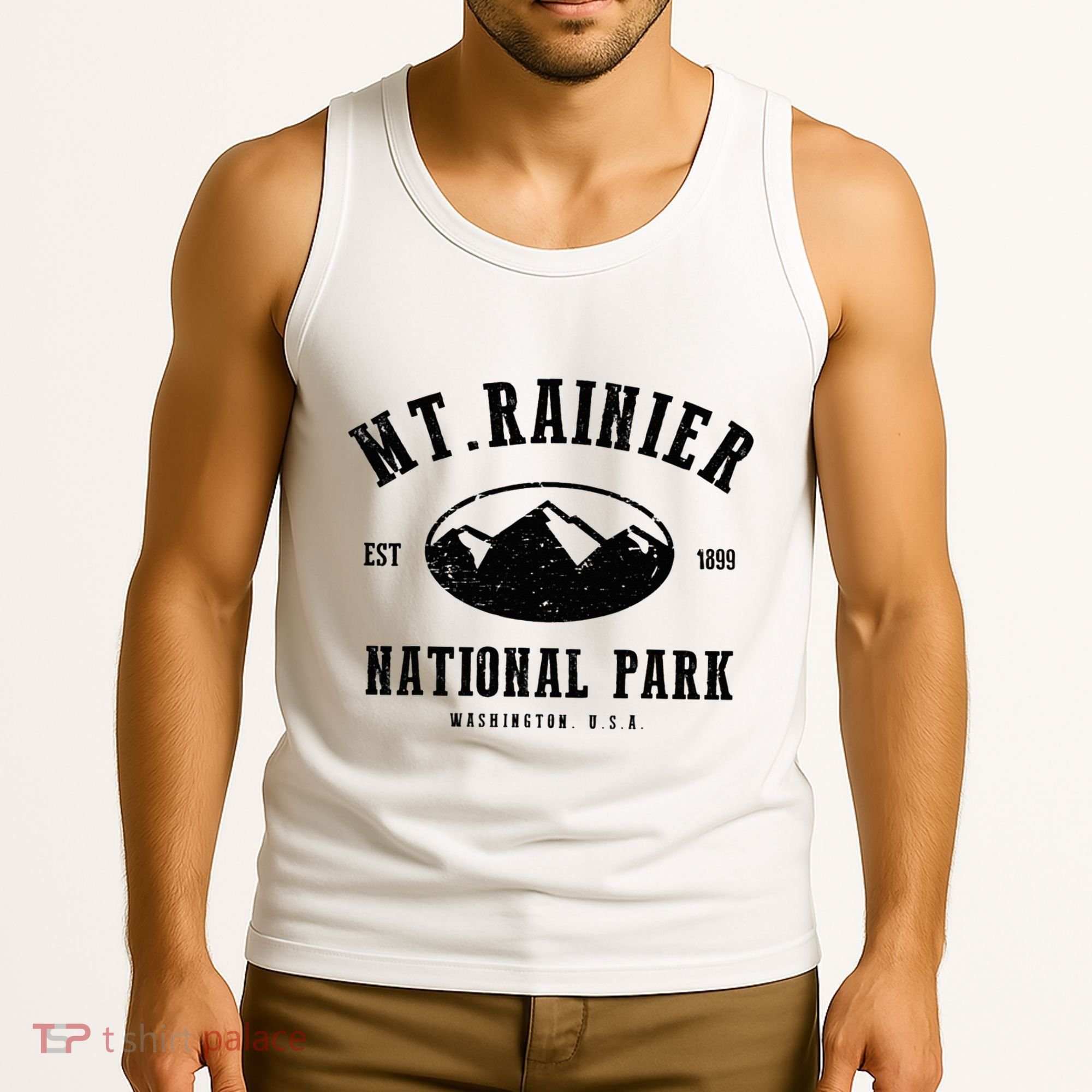 Mt. Rainier National Park Love Hiking Wanderlust Tank Top
