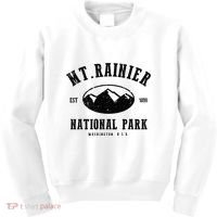 Mt. Rainier National Park Love Hiking Wanderlust Kids Sweatshirt thumb 0