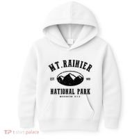 Mt. Rainier National Park Love Hiking Wanderlust Kids Hoodie thumb 0