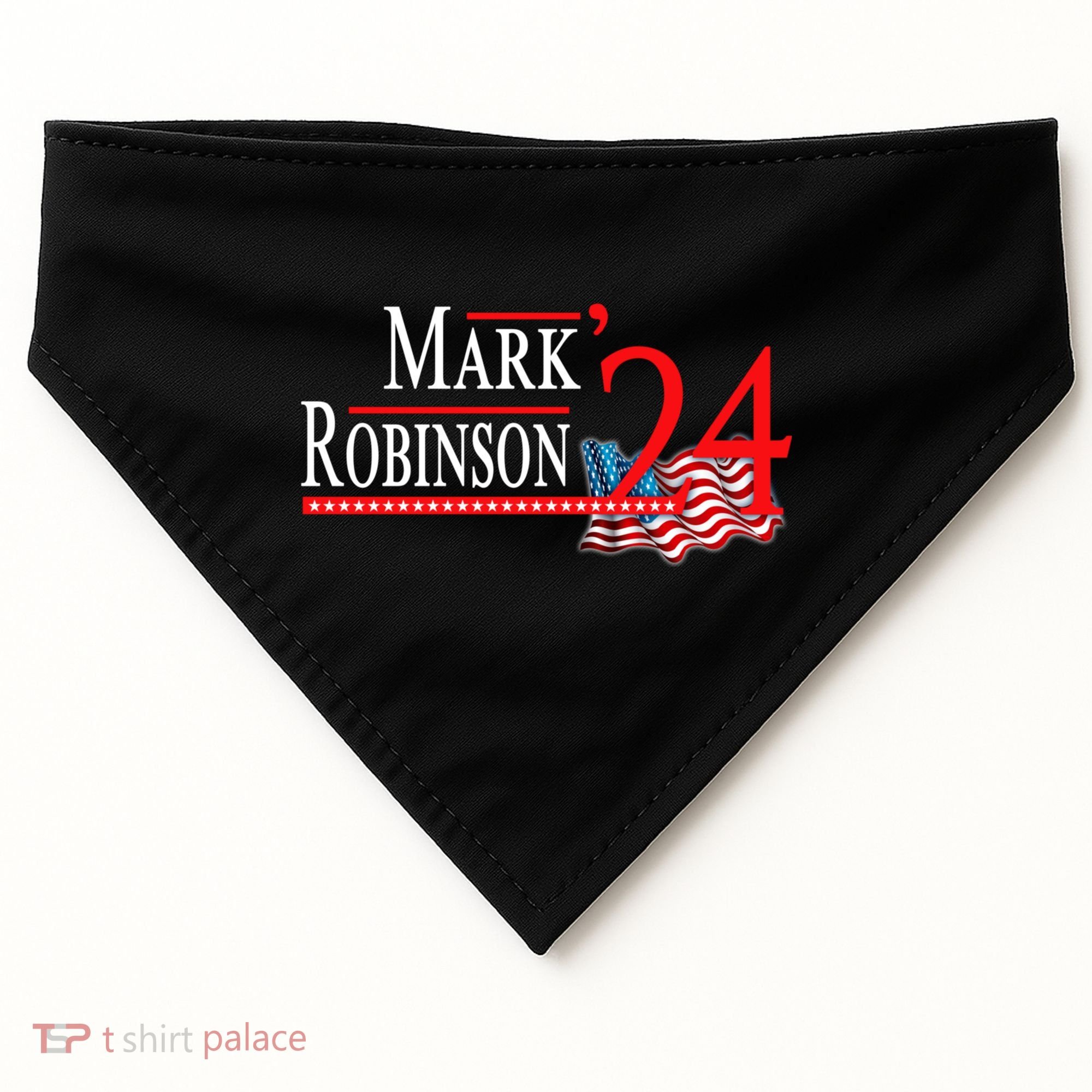 Mark Robinson North Carolina For Governor Election 2024 USA-Made Doggie Bandana