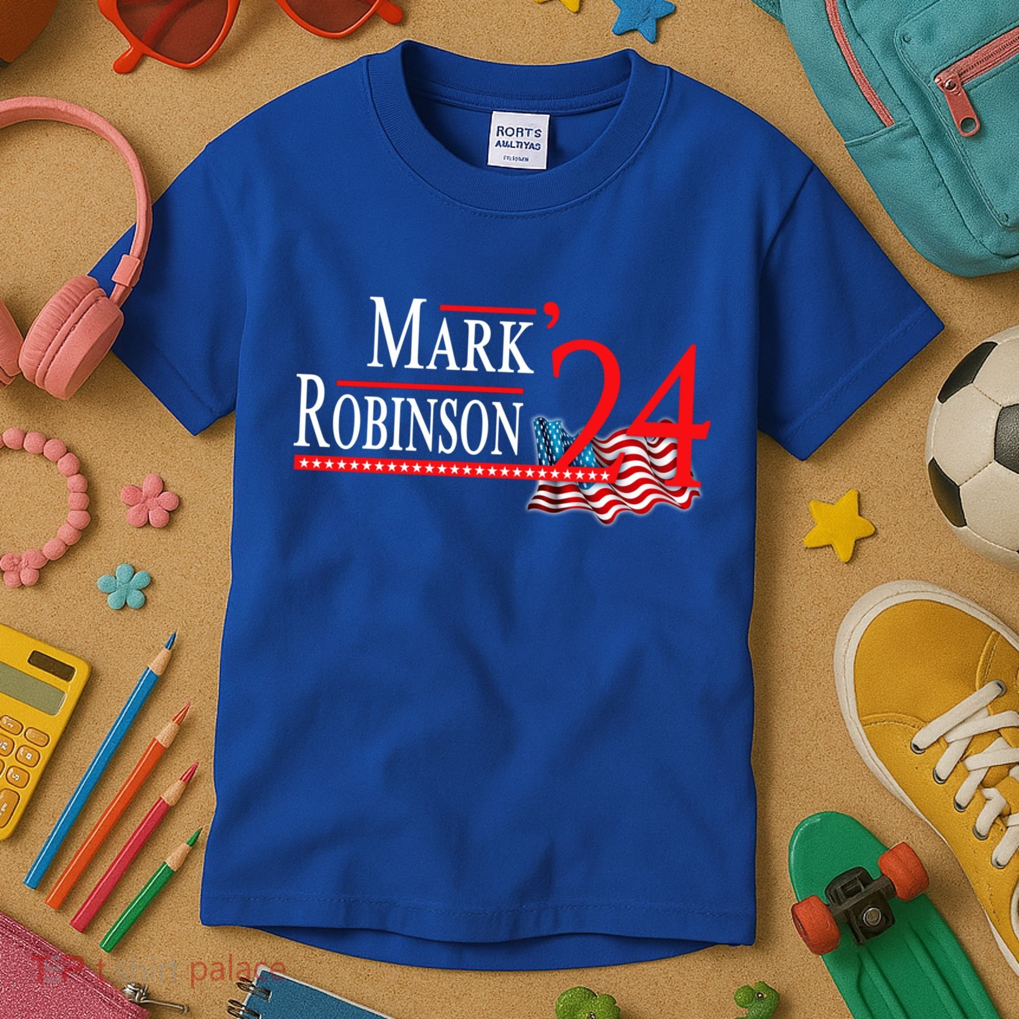 Mark Robinson North Carolina For Governor Election 2024 Kids T-Shirt
