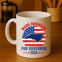 Mark Robinson North Carolina For Governor Election 2024 Coffee Mug thumb 4