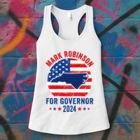 Mark Robinson North Carolina For Governor Election 2024 Women's Tank Top thumb 3