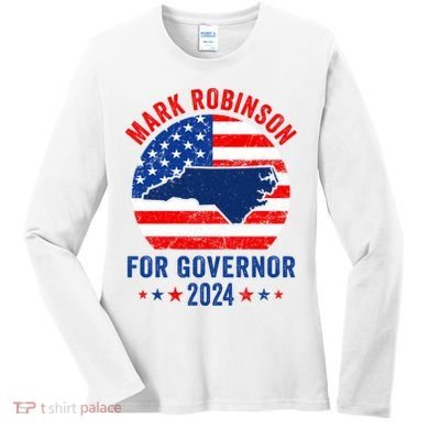 Mark Robinson North Carolina For Governor Election 2024 Women's Long Sleeve Shirt