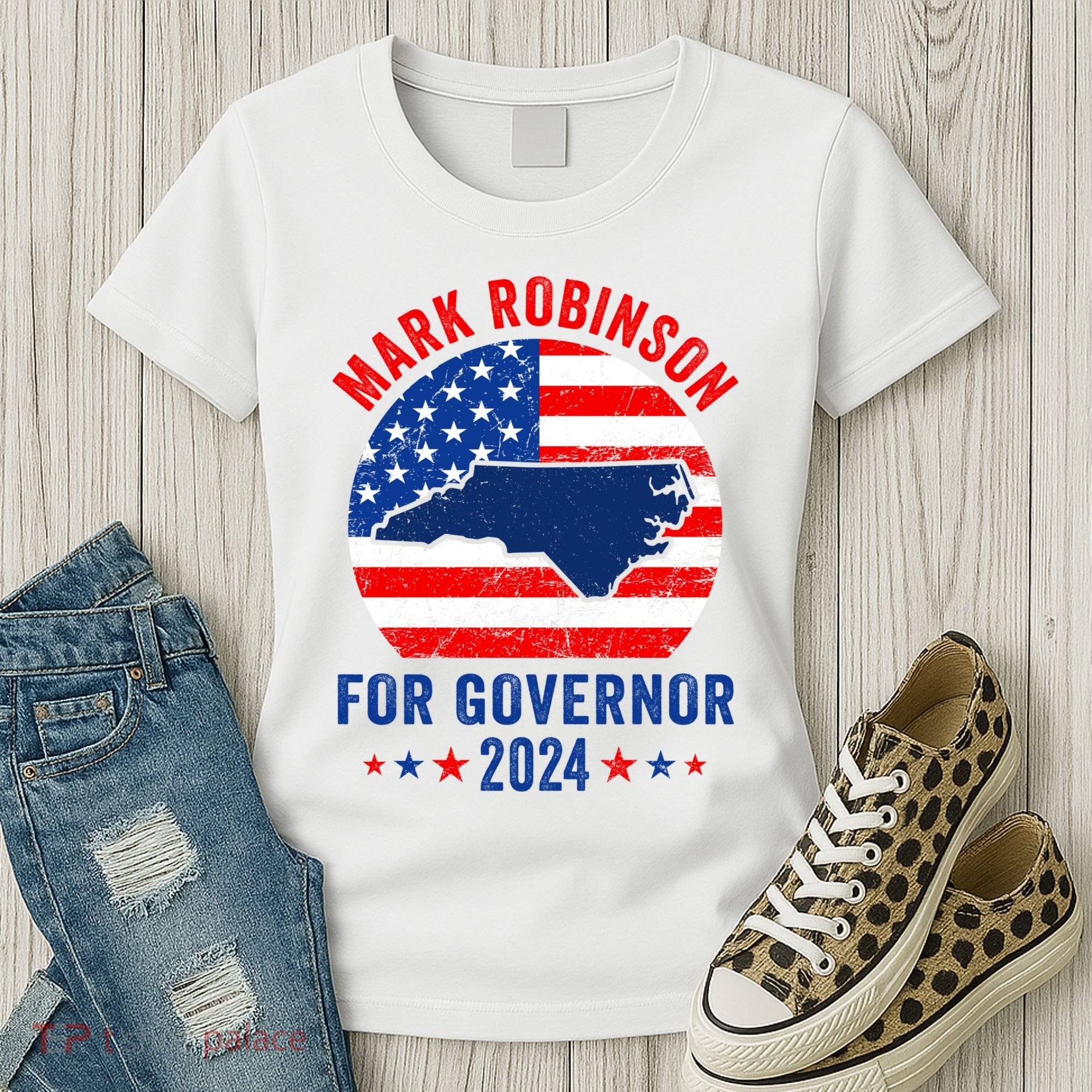 Mark Robinson North Carolina For Governor Election 2024 Women's T-Shirt