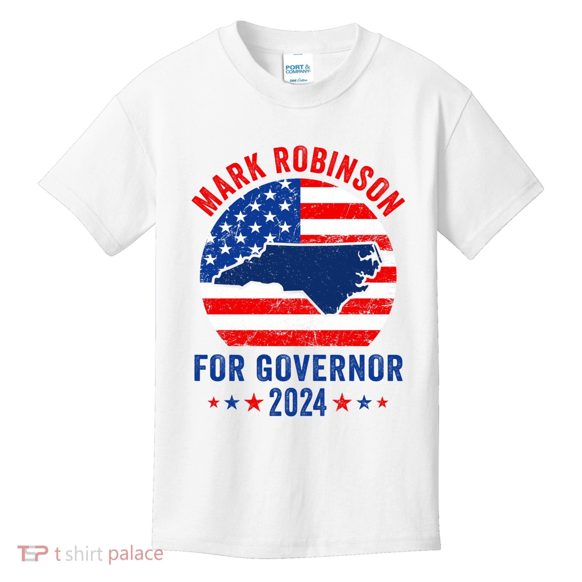 Mark Robinson North Carolina For Governor Election 2024 Kids T-Shirt