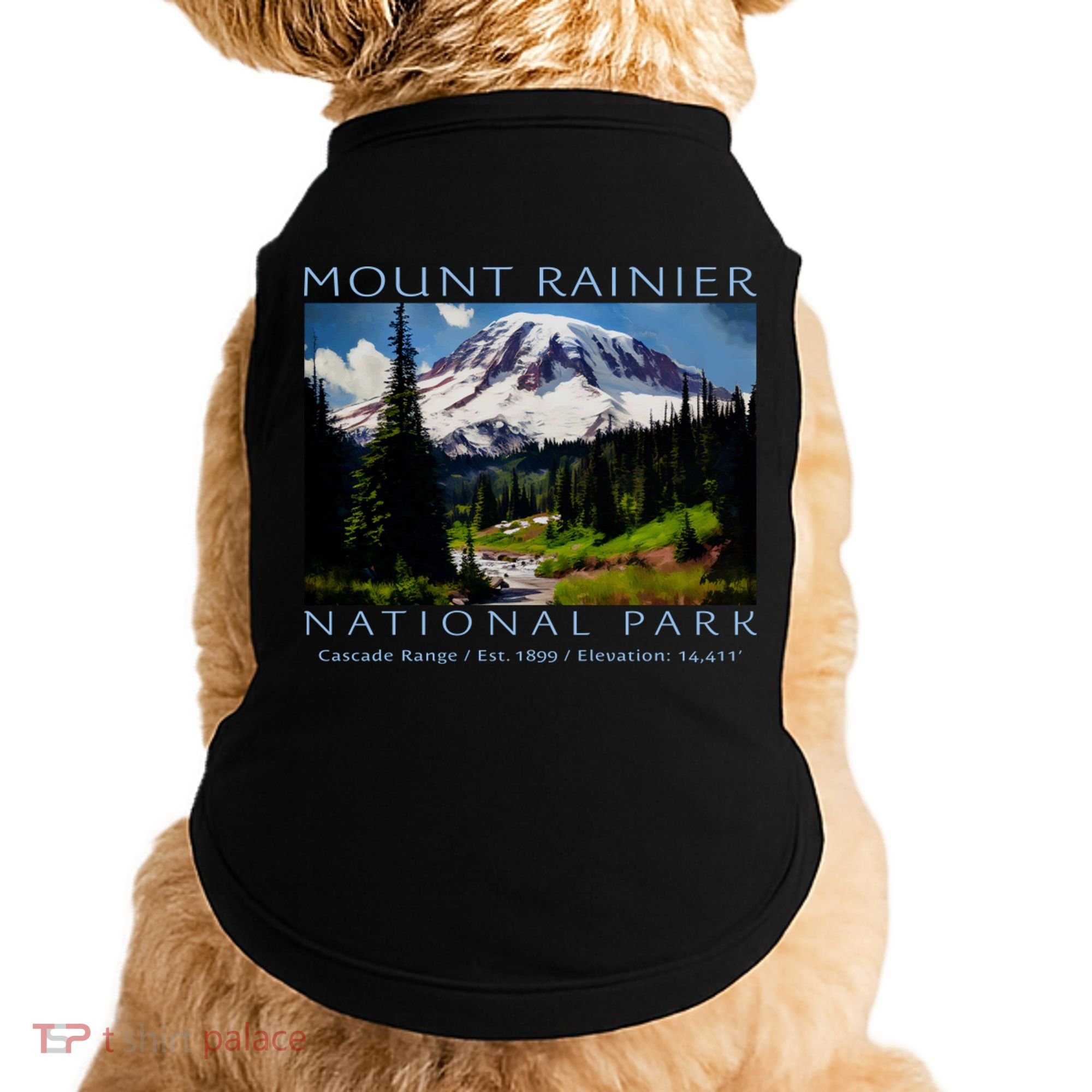 Mount Rainier National Park Doggie Tank