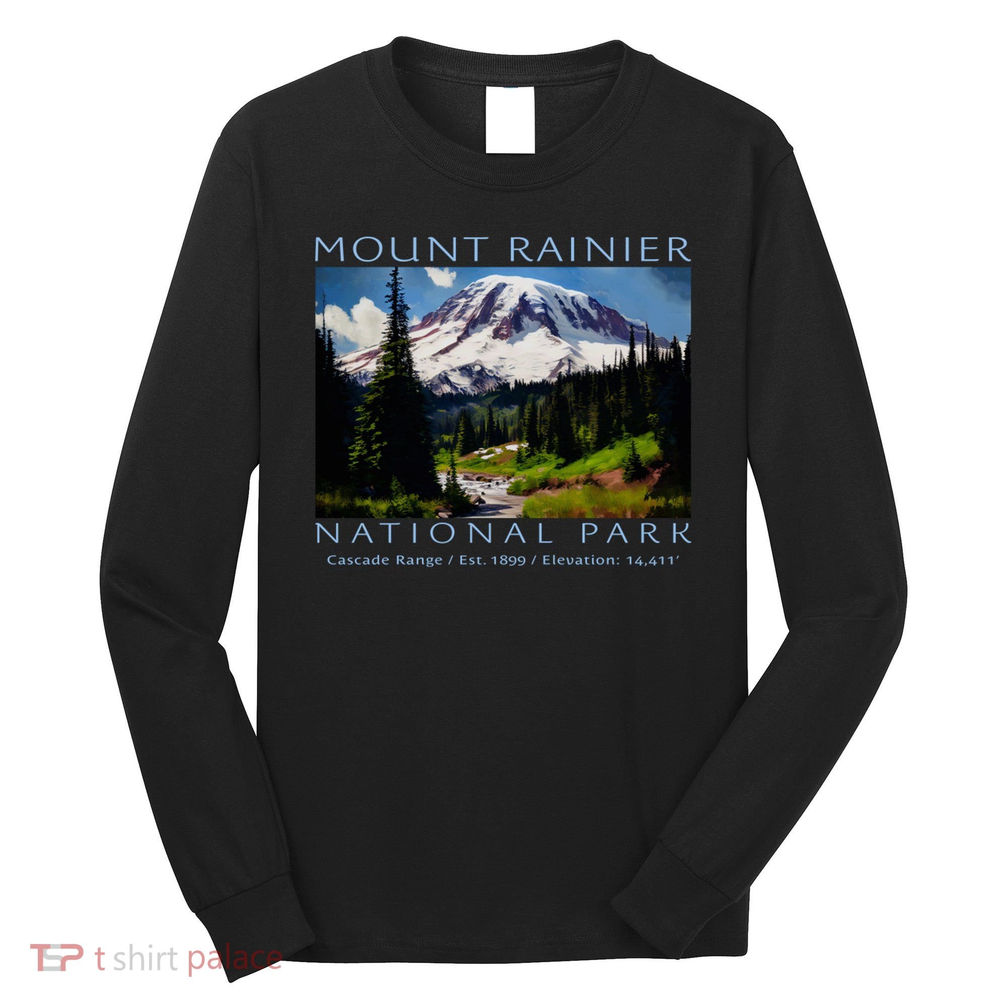Mount Rainier National Park Long Sleeve Shirt