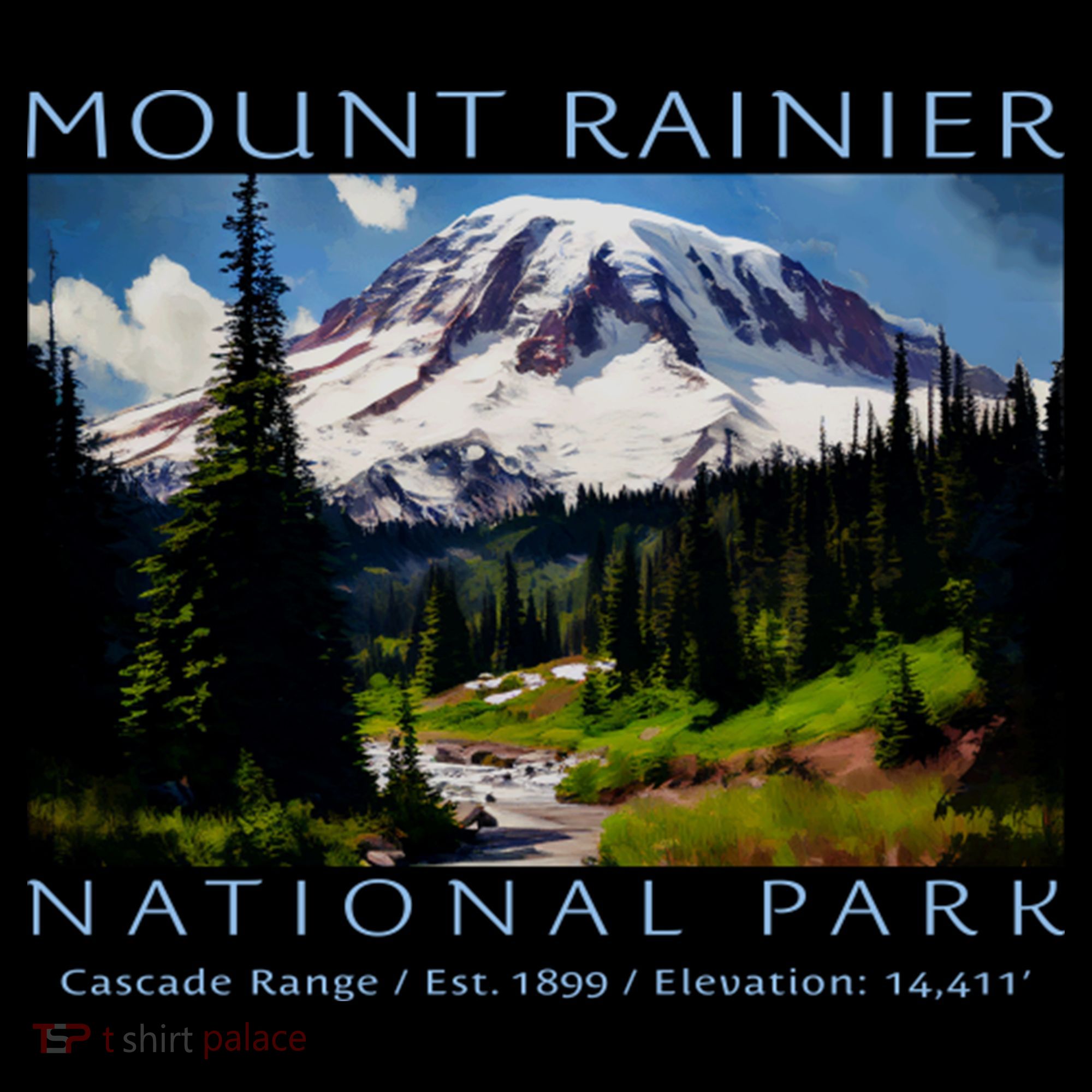 Mount Rainier National Park T-Shirt