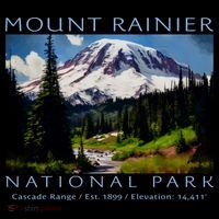 Mount Rainier National Park Bucket Hat thumb 4