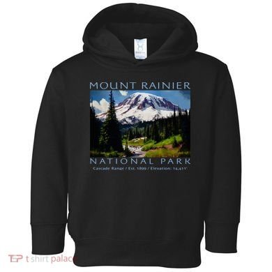 Mount Rainier National Park Toddler Hoodie