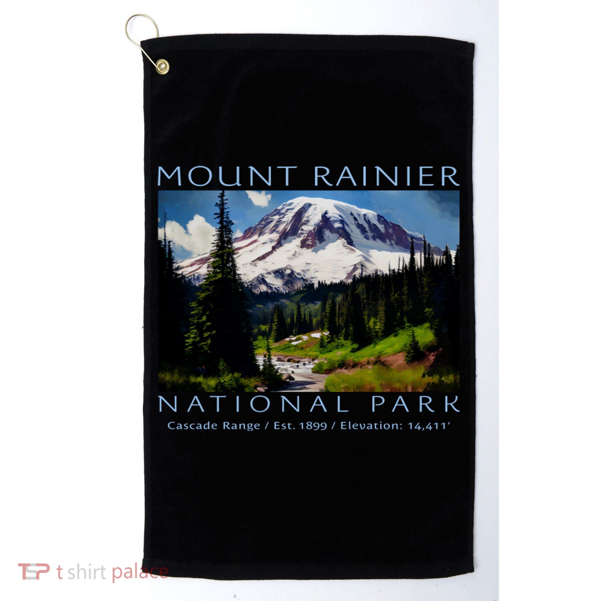 Mount Rainier National Park Golf Towel